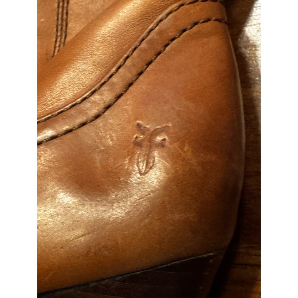 Size 9 Frye Boots Anna Cuff Pullover Knee Sexy Brown - Picture 6 of 12